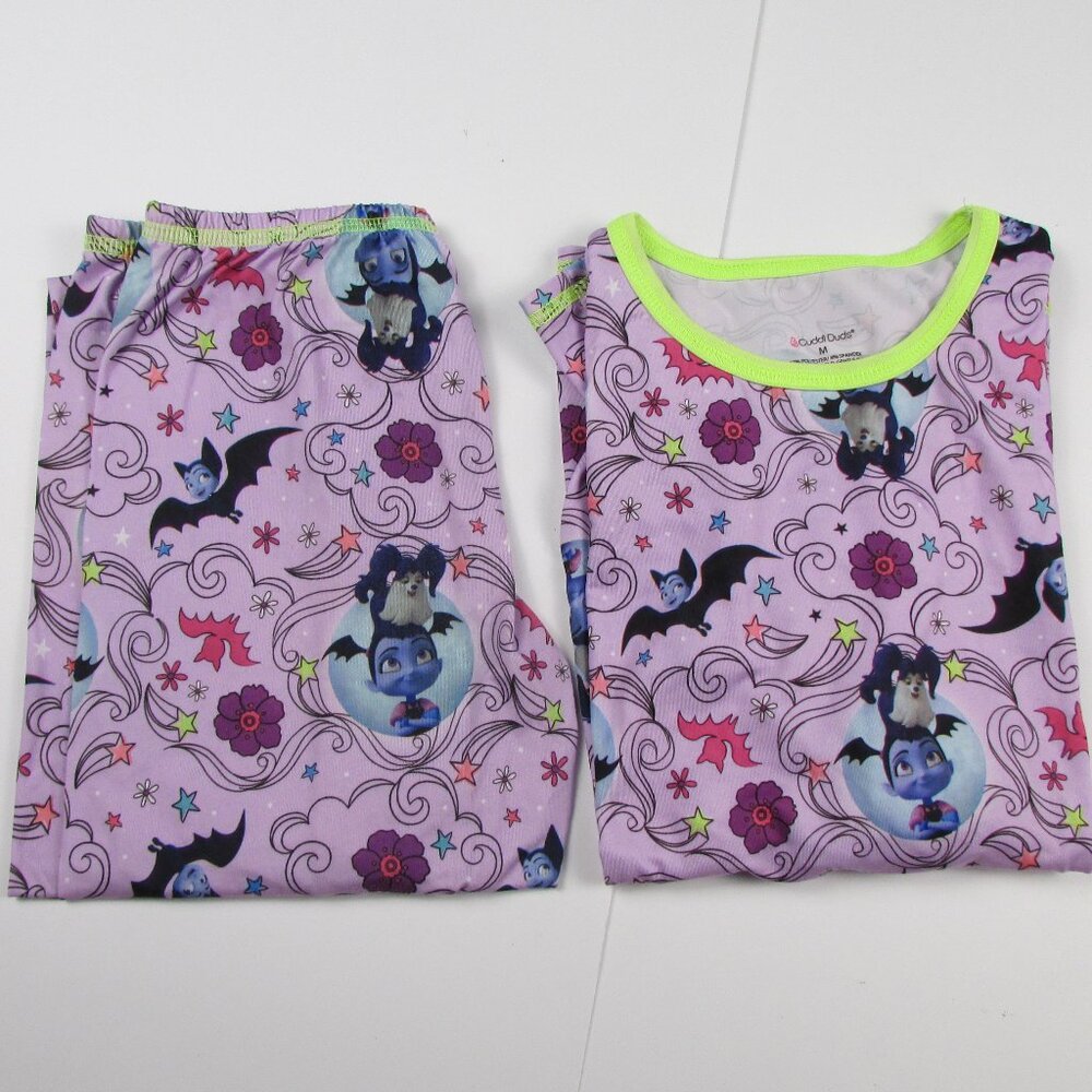 Disney Vampirina Cuddl Duds long johns thermal underwear pajammas Kids Cute RARE